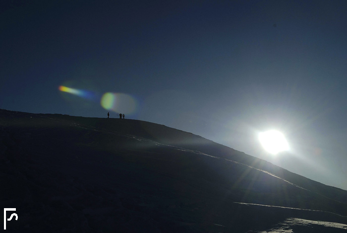 When the sun is falling down, the thought goes to the dawn