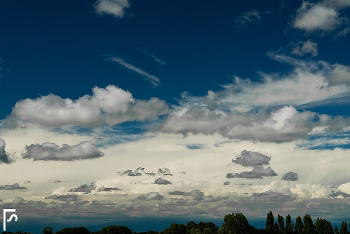 The sky over my town