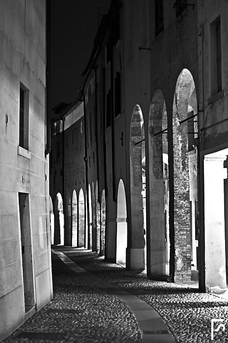 Walking among the arches