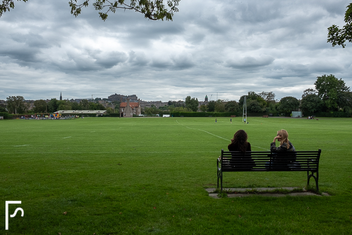 Conversation under the clouds